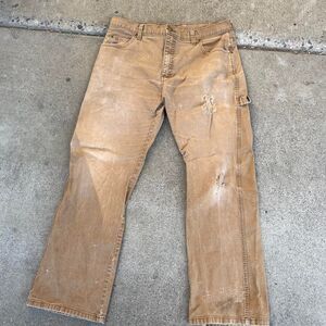 Dickies Men's Tan and Brown Carpenter Pants 34x30